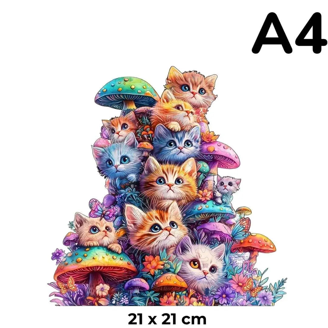 Puzzle Bois Chat – CatShroom