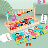 Puzzle pour Enfant d’Habillage en Bois – Cool Clothes