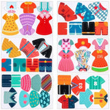Puzzle pour Enfant d’Habillage en Bois – Cool Clothes