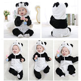 Combinaison pyjama panda bébé