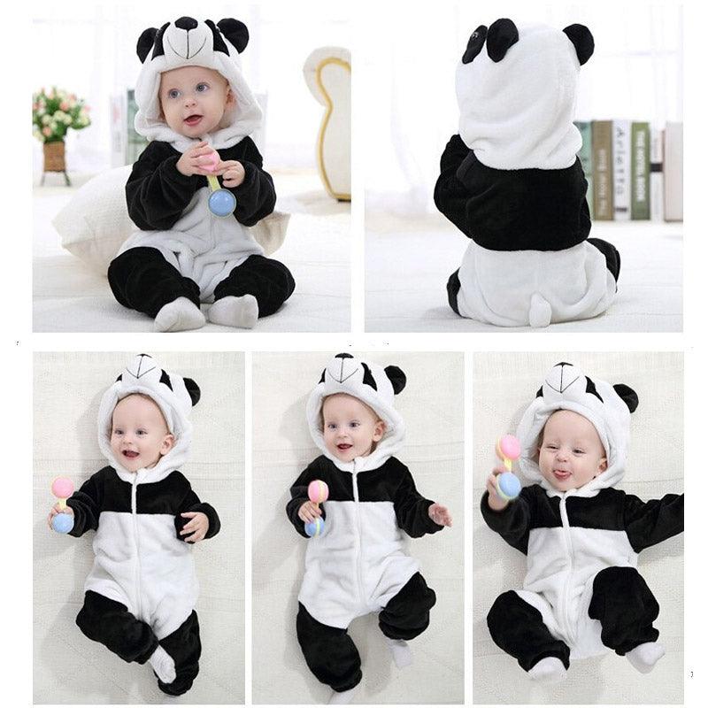 Combinaison pyjama panda bébé