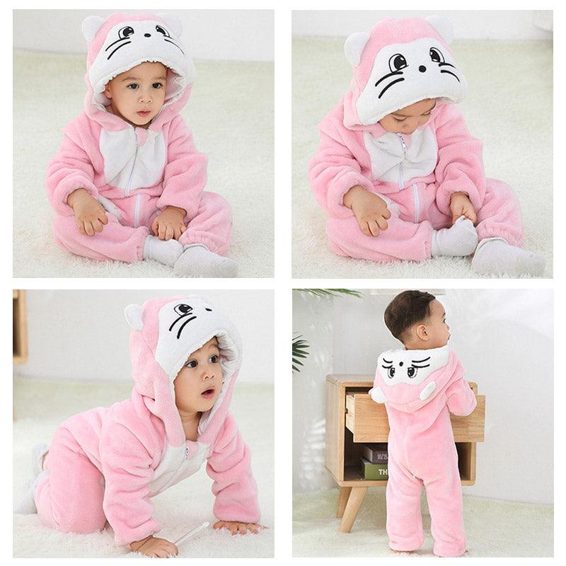 Combinaison pyjama chat bébé