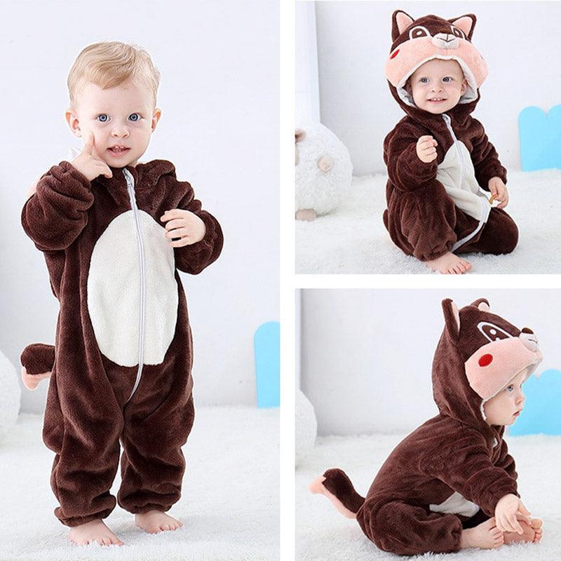 Combinaison pyjama écureuil bébé