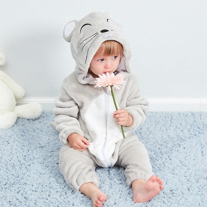 Combinaison pyjama souris bébé