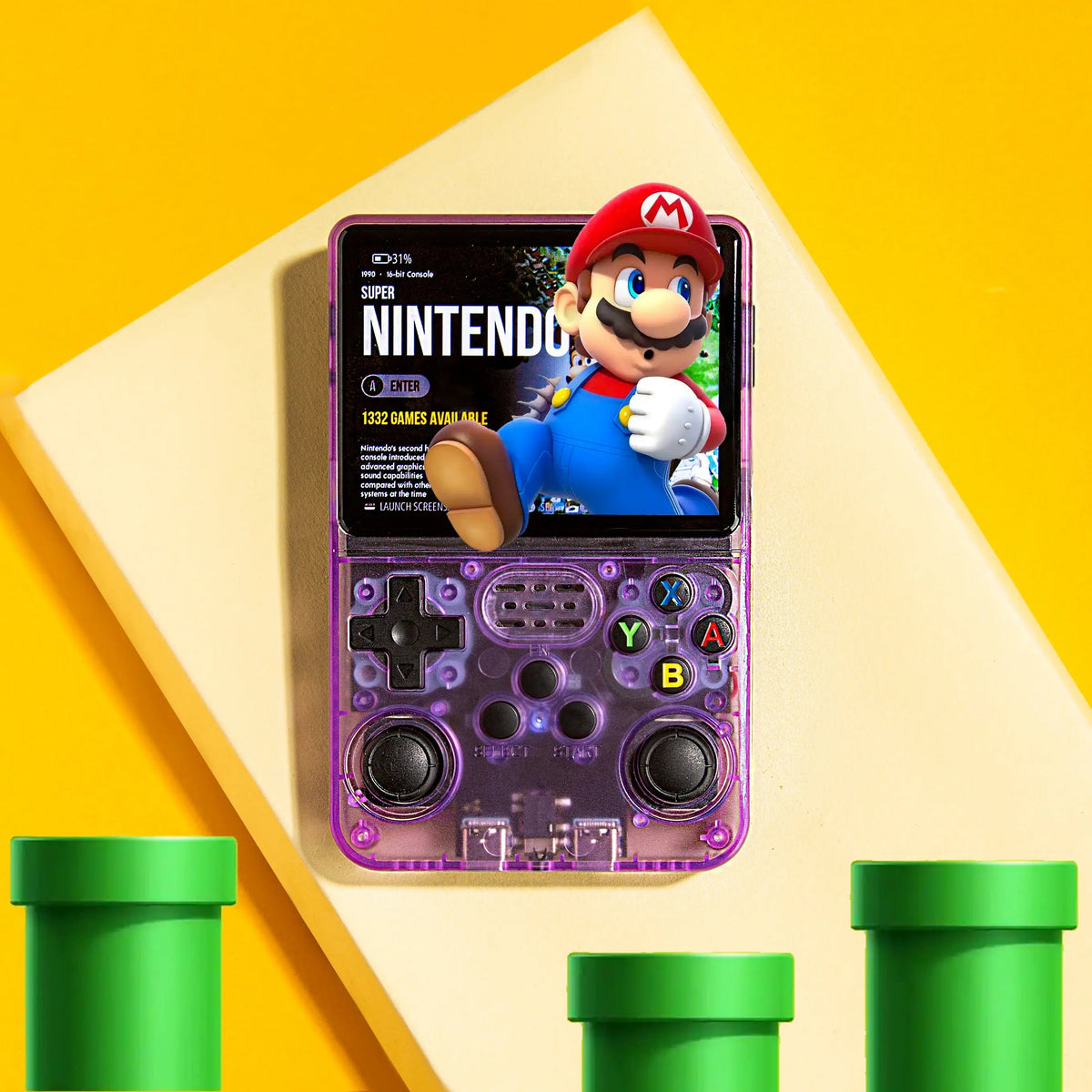 Console de Jeux Rétro Portable R36S — Écran 3,5", 20 000+ Jeux, Enfant & Adulte