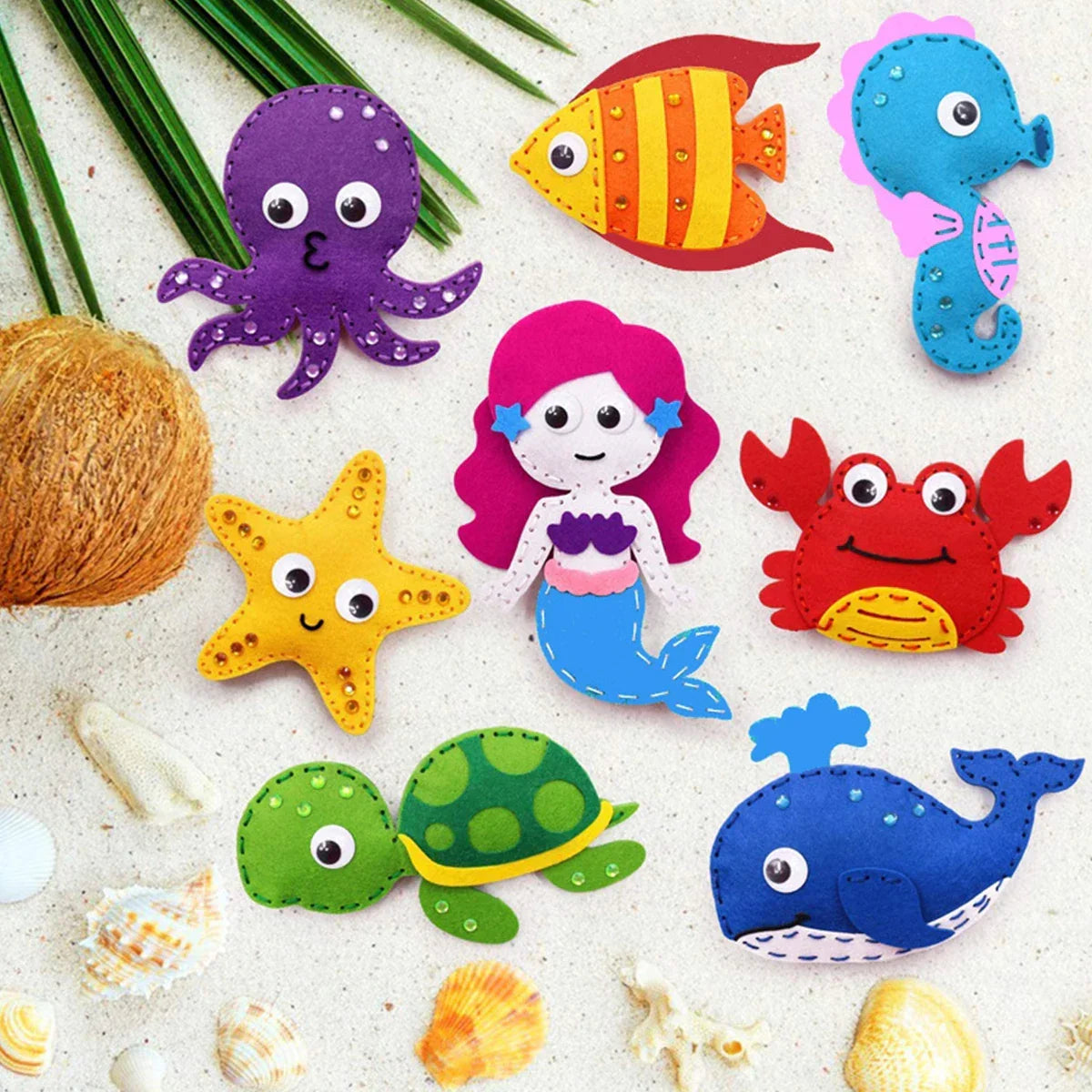 Kit de couture enfant éducatif Animaux - Magicouture