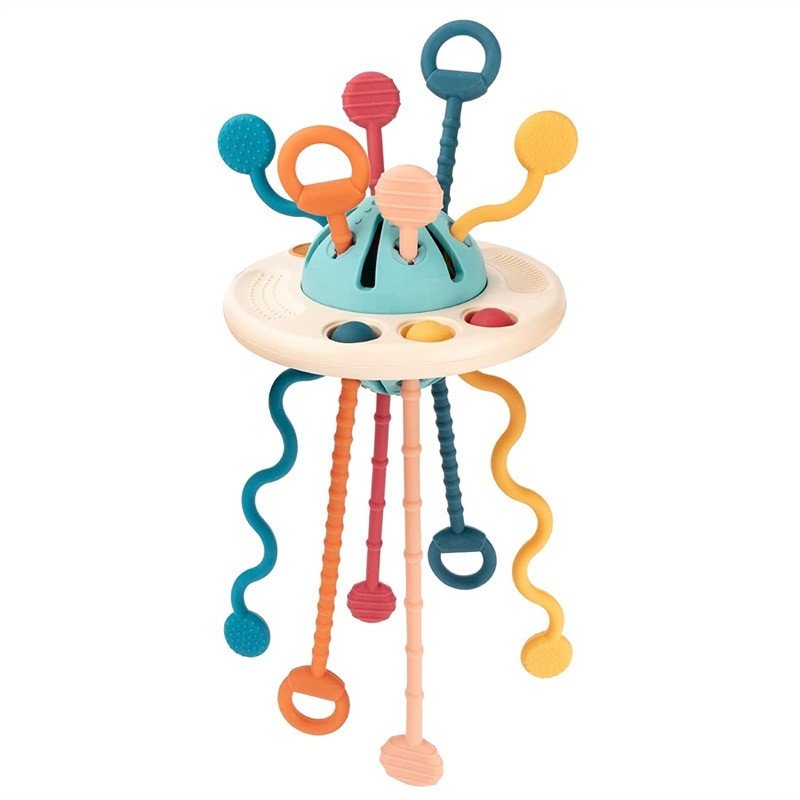 Jouet Sensoriel Bébé Corde à Tirer