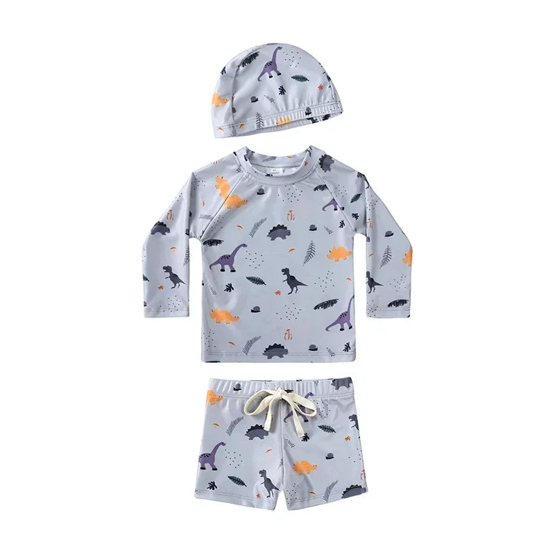 Maillot de bain et bonnet pour bébé