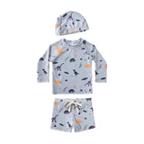Maillot de bain et bonnet pour bébé
