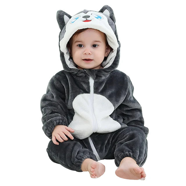 Grenouillère avec Capuche Combinaison d'hiver Bébé
