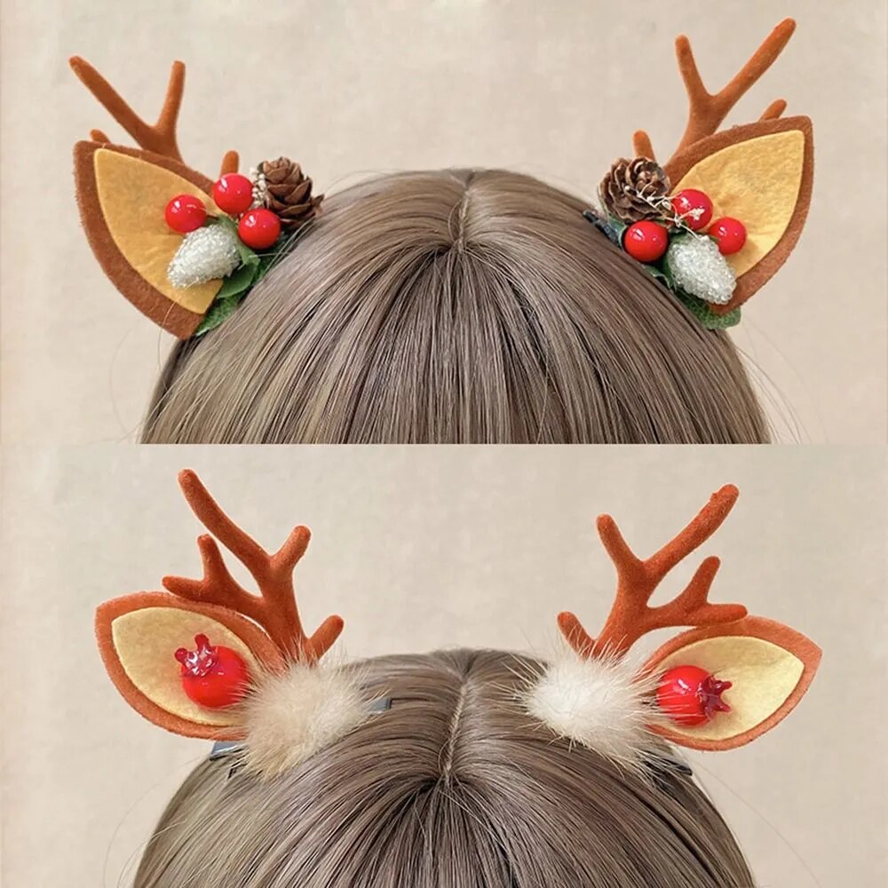 Pinces à cheveux de Noël pour Filles