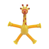 Lot de 4 Girafes à Ventouse Télescopique