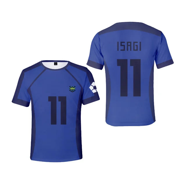 Maillot Bleu Équipe V - T-Shirt imprimé Blue Lock