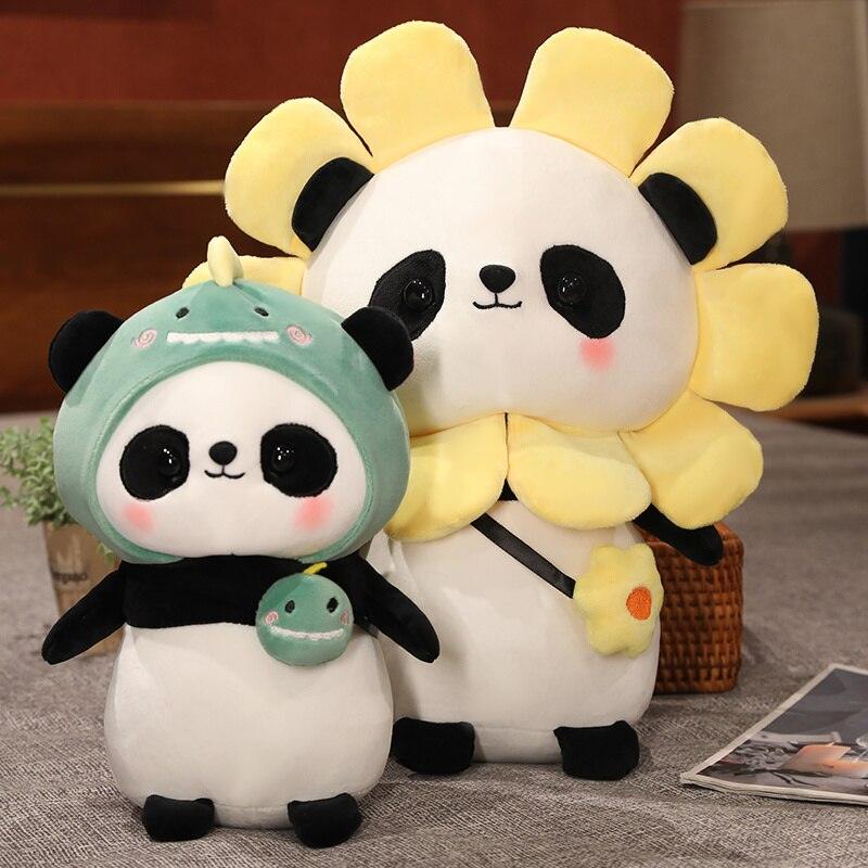 Panda en peluche déguisé pour bébé