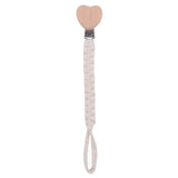 Attache-tétine personnalisée prénom en perles de bois – Cadeau de naissance