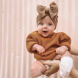Turban Bébé Fille Noeud - Lot de 2