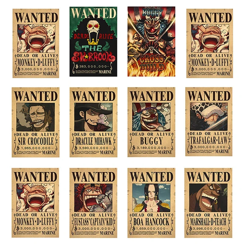 Poster Wanted One Piece Prime Monkey D. Luffy Joy Boy Post Wano