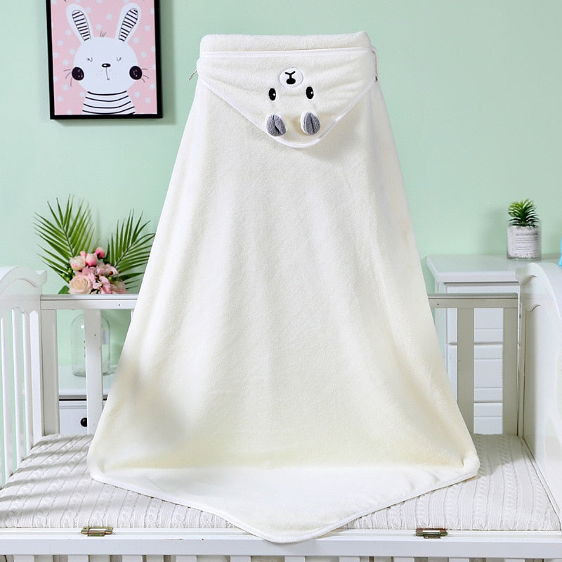 Cape de Bain Bébé à Motif d'animaux