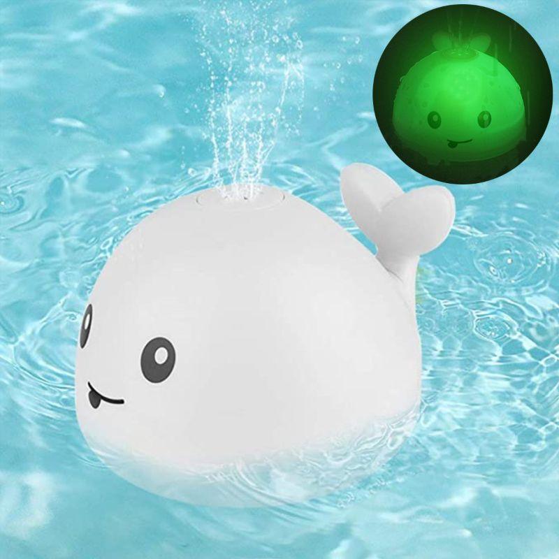 Jouet de bain lumineux en forme de baleine