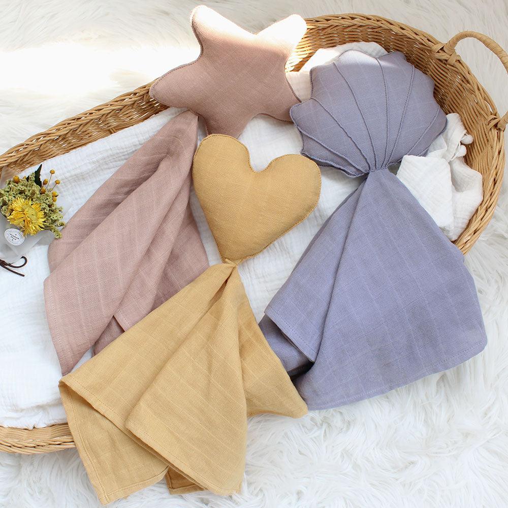 Serviette doudou adorable pour nouveau-né