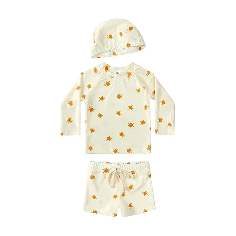 Maillot de bain et bonnet pour bébé