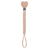 Attache-tétine personnalisée prénom en perles de bois – Cadeau de naissance