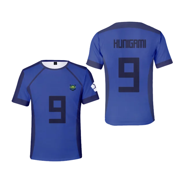 Maillot Bleu Équipe V - T-Shirt imprimé Blue Lock