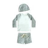 Maillot de bain et bonnet pour bébé