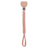 Attache-tétine personnalisée prénom en perles de bois – Cadeau de naissance