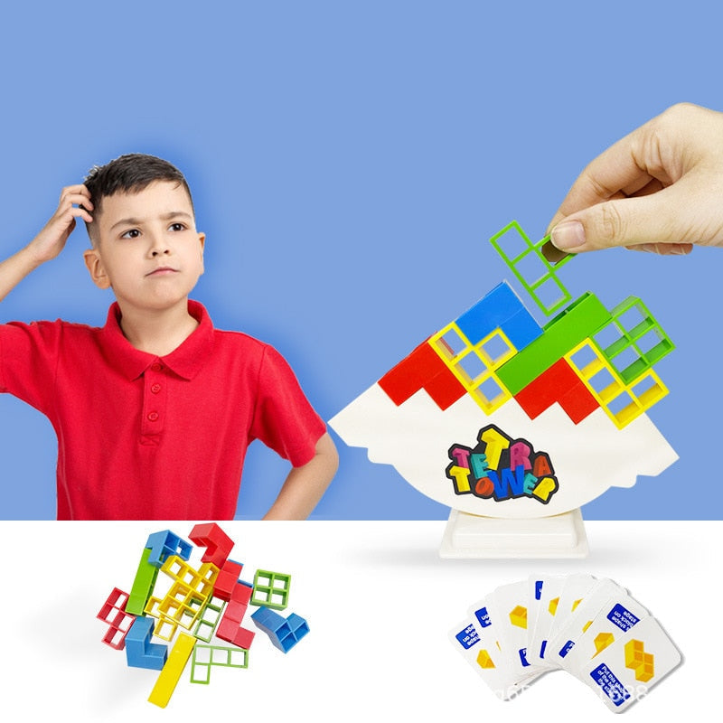 Jouet de Puzzle de Tour Tetris pour Enfants