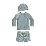 Maillot de bain et bonnet pour bébé