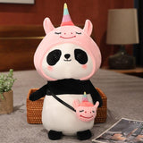 Panda en peluche déguisé pour bébé