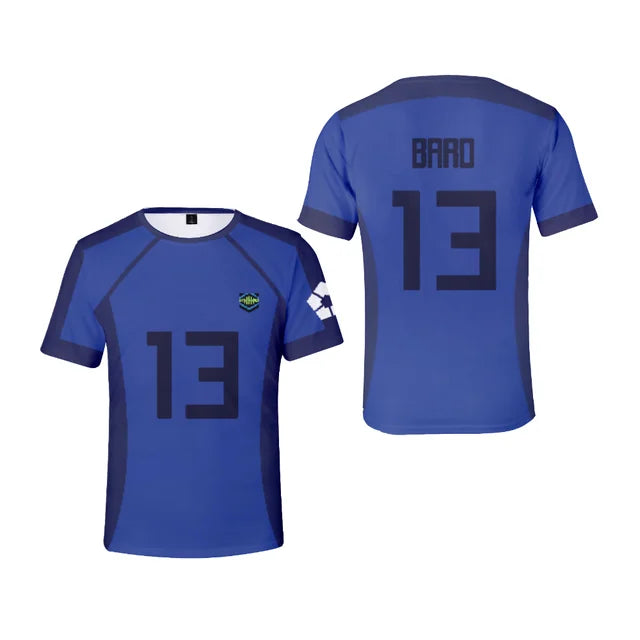 Maillot Bleu Équipe V - T-Shirt imprimé Blue Lock