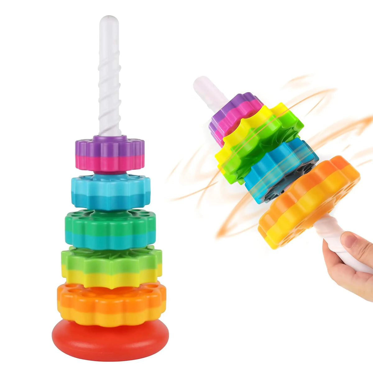 Tour Spirale Rotative Empilable pour Bébé