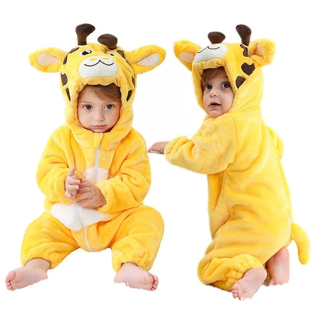 Grenouillère avec Capuche Combinaison d'hiver Bébé