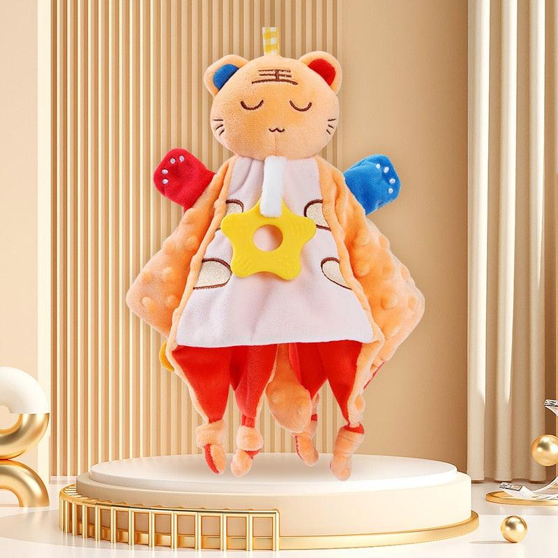 Doudou pour bébé avec animaux en peluche