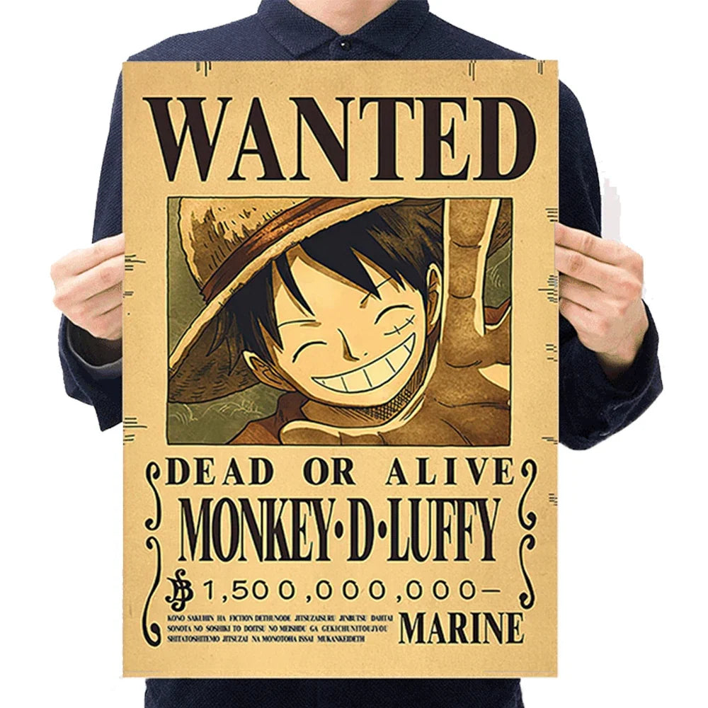 Poster Wanted One Piece Prime Monkey D. Luffy Joy Boy Post Wano