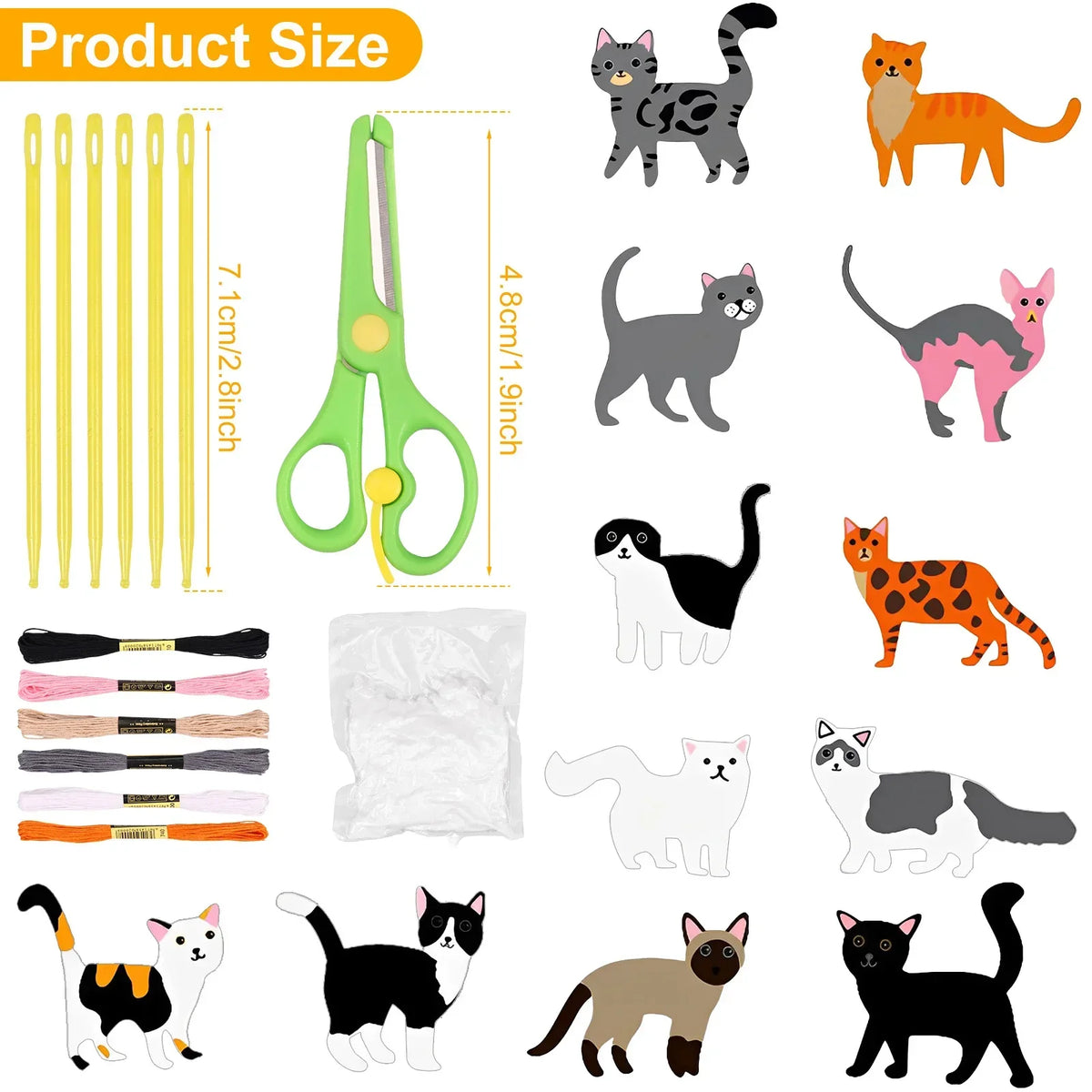 Kit de couture enfant éducatif Animaux - Magicouture