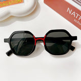 Lunettes de soleil rectangulaires Vintage givrées pour enfants