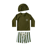 Maillot de bain et bonnet pour bébé