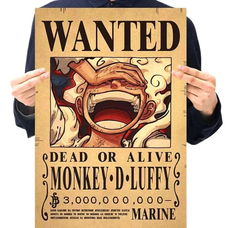Poster Wanted One Piece Prime Monkey D. Luffy Joy Boy Post Wano