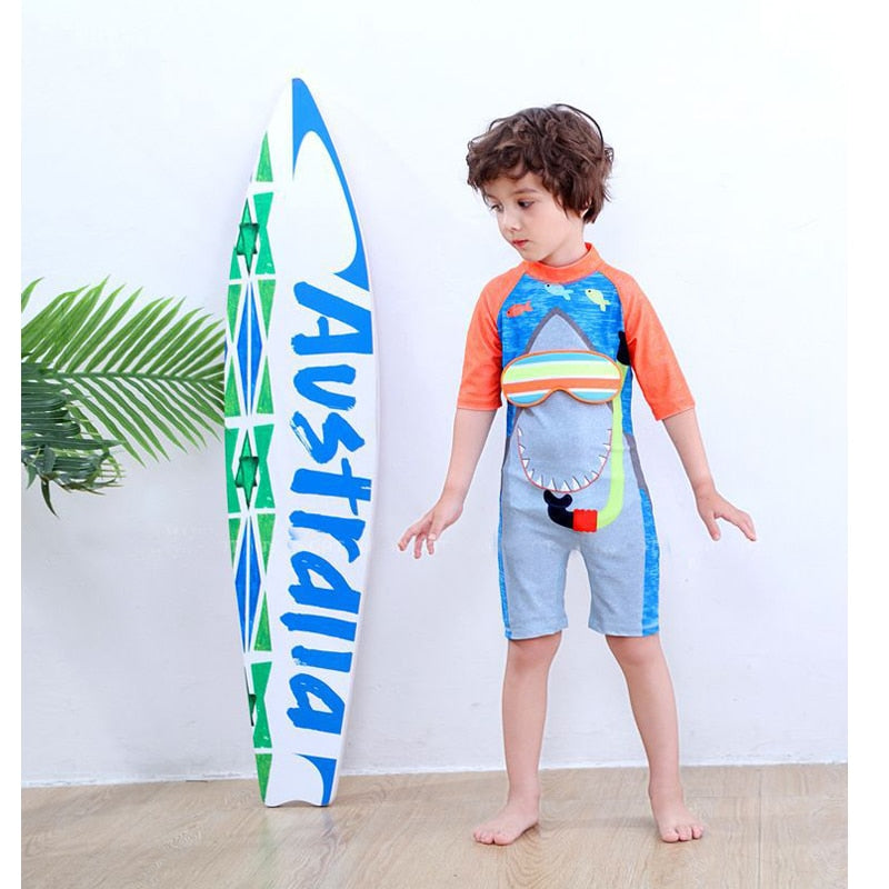 Combinaison Anti Uv Bébé pour Garçon et Fille à Motif d'Animaux