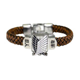 Bracelet tressé Shingeki no Kyojin SNK