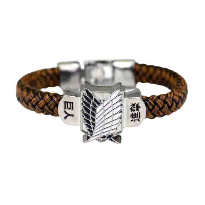 Bracelet tressé Shingeki no Kyojin SNK