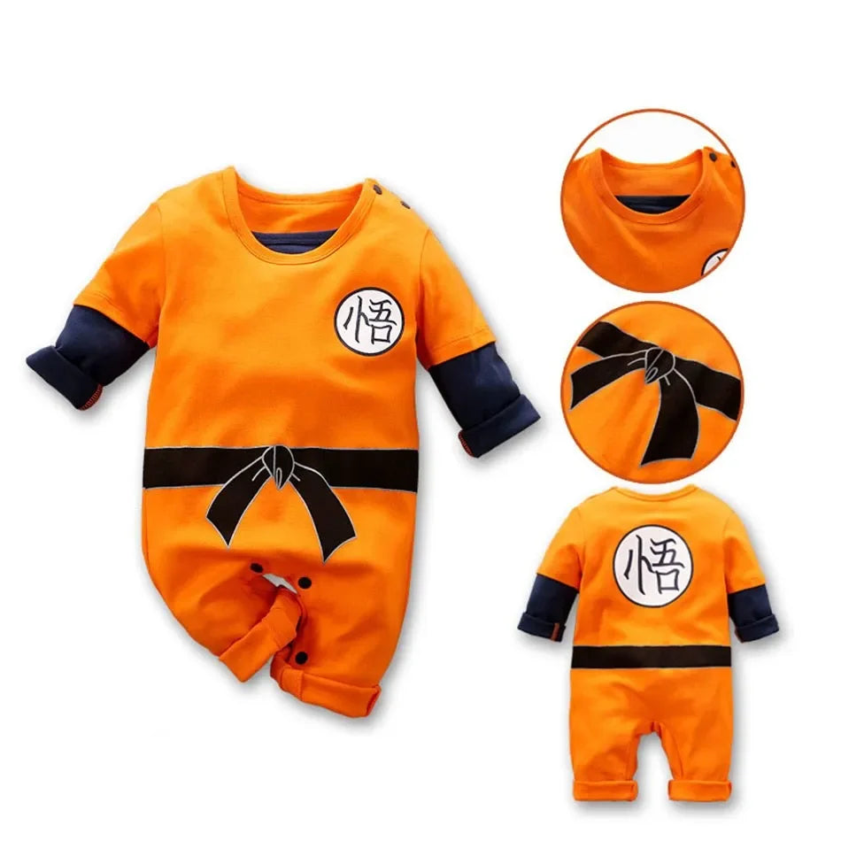 Cosplay pour bébé Dragon Ball Z uniforme Goku pour enfant