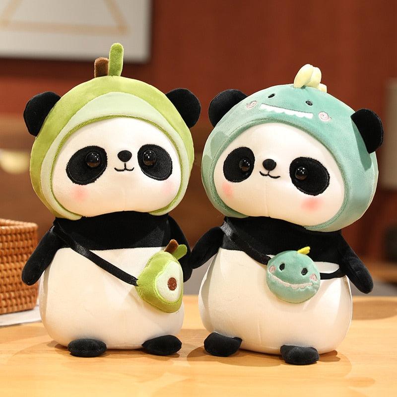 Panda en peluche déguisé pour bébé