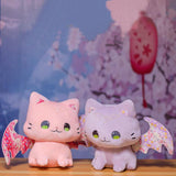 Chat vampire en peluche pour enfants