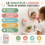 Sablier Brossage Dents Enfant LED 2 Minutes – Routine Ludique & Autonomie