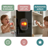 Sablier Brossage Dents Enfant LED 2 Minutes – Routine Ludique & Autonomie