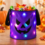 Sac à Bonbons Halloween LED Réutilisable pour Enfant